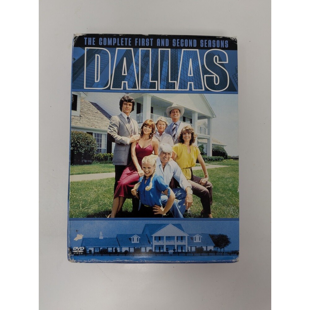 Dallas Complete First & Second Seasons DVD 5-Disc Set JR Ewing 80s Retro TV